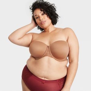 NWT Women’s 42G Strapless/Convertible Bra Caramel